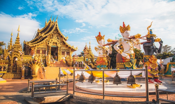 清萊孔雀王廟 Wat Saeng Kaew Phothiyan